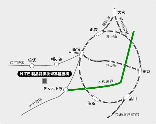 本所 公共交通機関等案内図