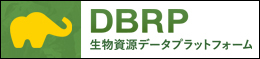 生物資源データプラットフォーム（DBRP）へのリンク。　別ウィンドウで開きます。